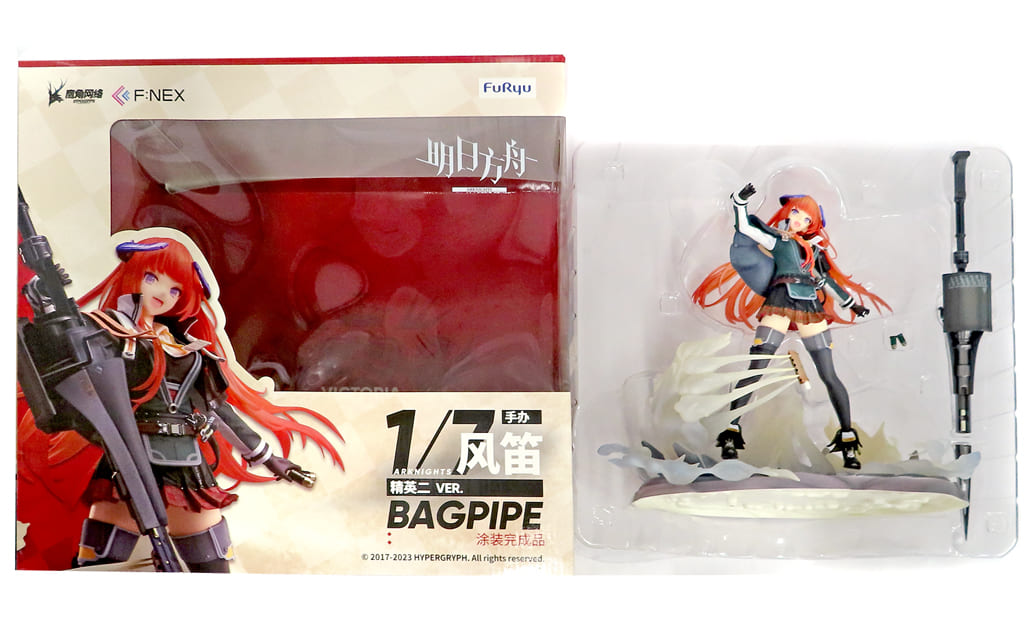 駿河屋 -<中古>バグパイプ 昇進段階二 VER. 「アークナイツ」 1/7 塗装