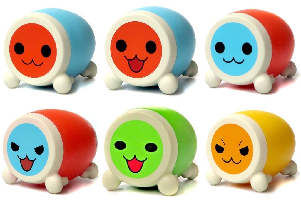 駿河屋 -<中古>全6種セット 「太鼓の達人」 ミニソフビフィギュア