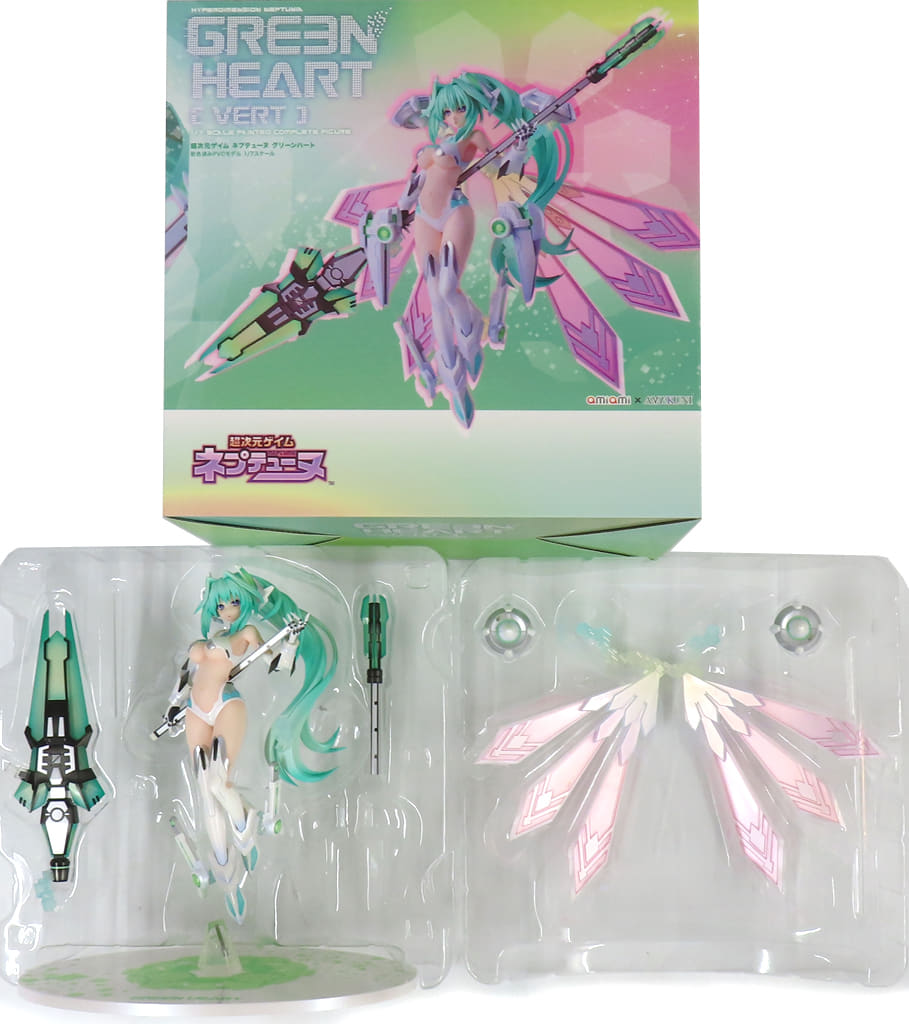 超次元ゲイム ネプテューヌ グリーンハート 1/7 完成品フィギュア[あみあみ× 超次元ゲイム ネプテューヌ』 グリーンハート 1/7 完成品フィギュア
