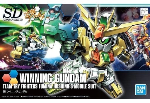 Bandai SDBF Winning Gundam Model Kit - Gundam Build Fighters, No Glue Required