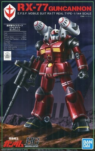 1 144 Hguc Revive Rx 77 2 Rx 77 Guncannon 21 Stcentury Real Type Ver Mobile Suit Gundam Msv Toy Hobby Suruga Ya Com