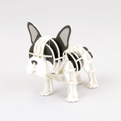 Plastic model French Bulldog Paper Art "sigumi Plus Series" Toy