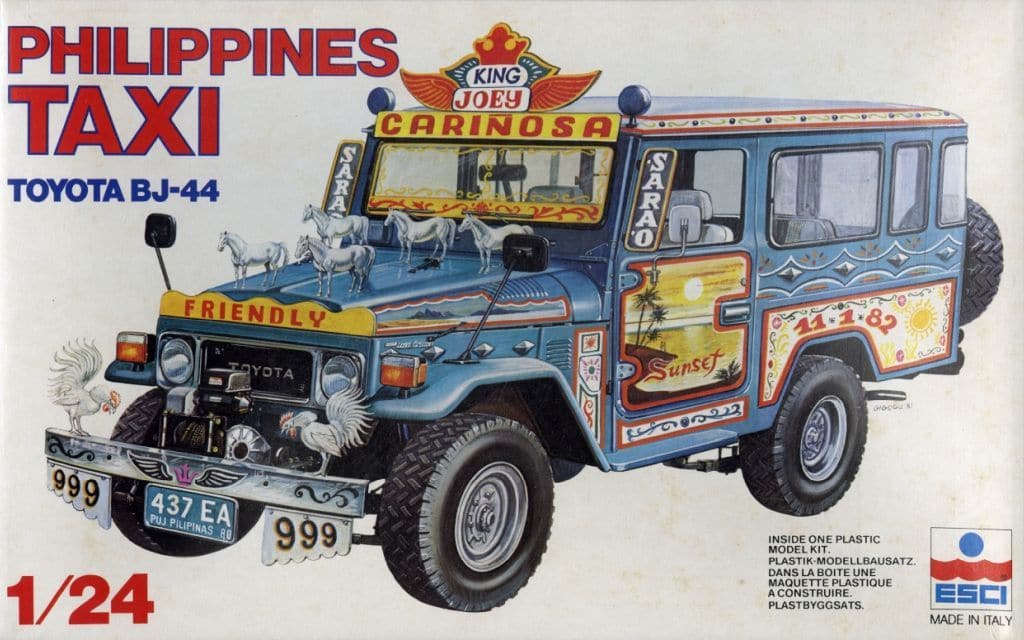 ●希少 ESCI PHILIPPINES TAXI TOYOTA BJ-44● 1:24 Toyota BJ 44 Philippines Taxi / hobby Kit - YouTube