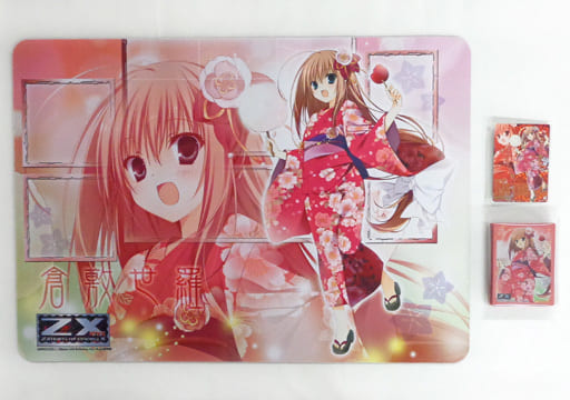 Z/X　倉敷世羅（浴衣）ラバープレイマット＆スリーブ 駿河屋 -<中古>Z/X -Zillions of enemy X- ラバープレイマット