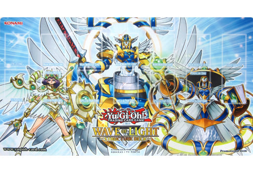 【海外限定・希少】遊戯王 プレイマット 神光の波動 Wave of Light 海外限定・希少】遊戯王 プレイマット 神光の波動 Wave of Light
