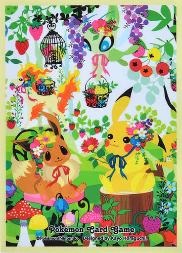 Pokemon Card Game Deck Shield Sleeve Berry S Forest Ghost S Castle Mori Pokemon Center Limited Toy Hobby Suruga Ya Com