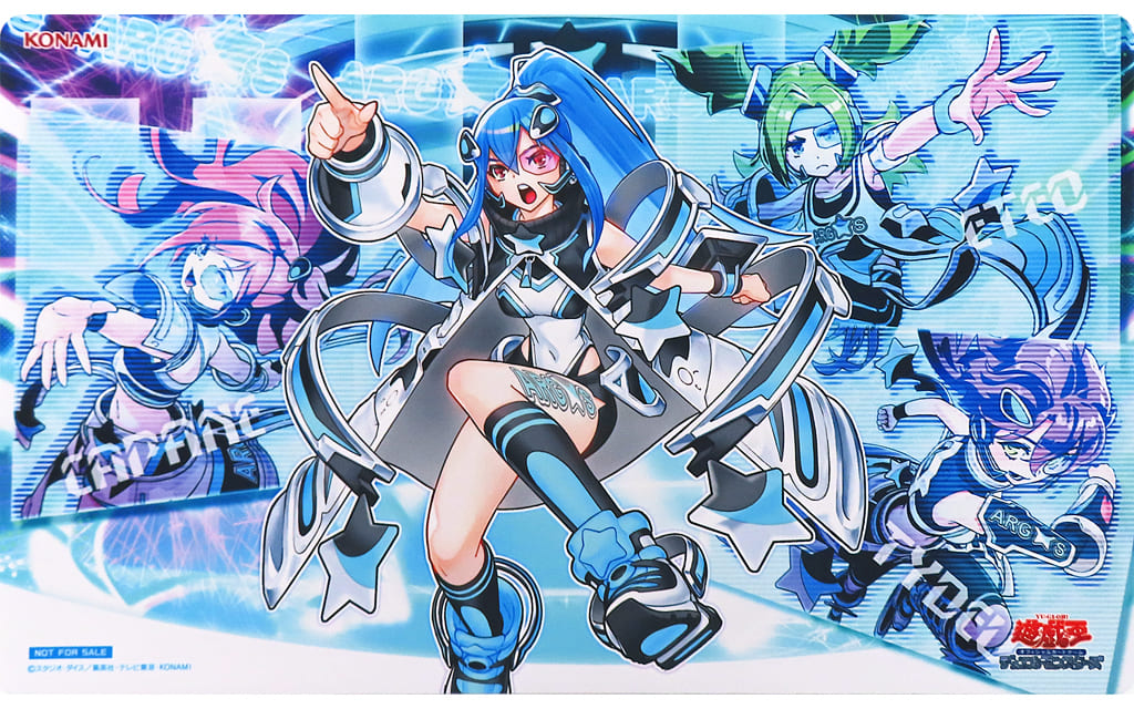 ARG☆S アルゴスターズ プレイマット 紫電のテュデル 25th 五つ目セット 駿河屋 -<中古>遊戯王OCG デュエルモンスターズ 特製デュエル