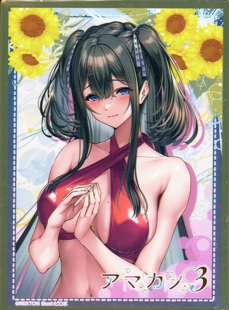 新品 アマ カノ 3 鴻さゆみ TCGスリーブ 両種セット 駿河屋 -<中古>[単品] 『アマカノ3』鴻さゆみ TCGスリーブ 水着ver