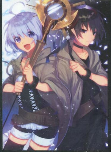駿河屋 -<中古>【遊戯王】スリーブ 光霊使いライナ＆闇霊使ダルク(ゆさ