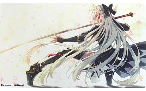 【超貴重】FGO Fate 沖田オルタ 魔神さん大勝利〜 白詰草 プレイマット 超貴重】FGO Fate 沖田オルタ 魔神さん大勝利〜 白詰草 プレイマット