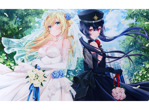 駿河屋 -<中古>【遊戯王】プレイマット ウエディング閃刀姫(由夜) C99