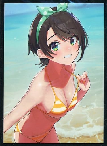 駿河屋 -<中古>【ホロライブ】スリーブ 大空スバル 水着(takita