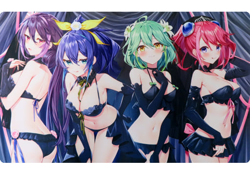 ミッドナイトブルー　花魁衣装　柚子　セレナ　リン　瑠璃 スリーブ プレイマット 遊戯王 柚子 セレナ リン 瑠璃 スリーブ Amazon.co.jp