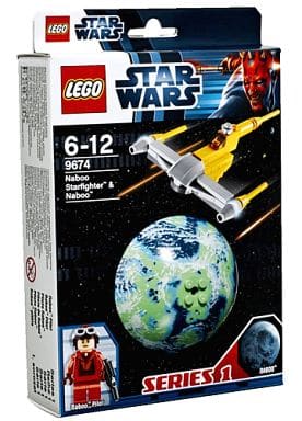 Lego Naboo Star Fighter And The Planet Naboo Lego Star Wars 9674 Toy Hobby Suruga Ya Com