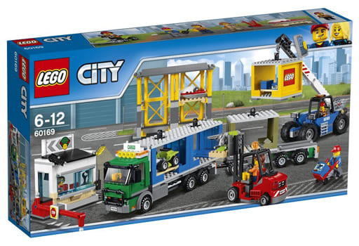 Toy LEGO Lego City Distribution Center and container trucks 「 Lego City ...