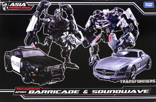 Aps 03 Barricade Soundwabe Barricade Soundwave Transformers Asia Premium Series Toy Hobby Suruga Ya Com