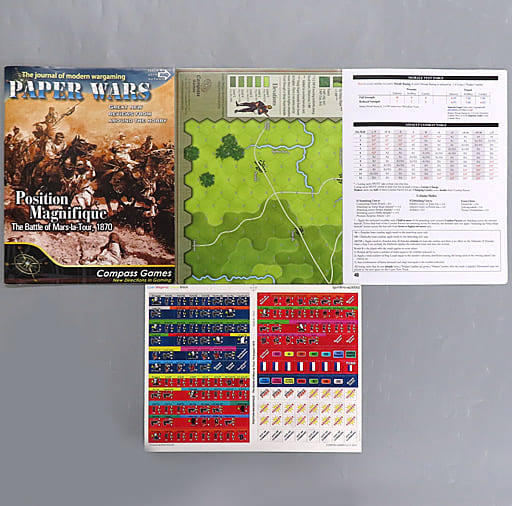 Board game Paper Wars 81 Position Magnifique The Battle of Marsla