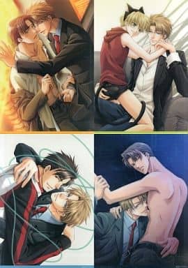 【鬼畜眼鏡】眼鏡克哉 クリアイラストボードA＆Bセット 駿河屋 -<中古>[単品]鬼畜眼鏡 クリアイラストボードセットA(4枚セット