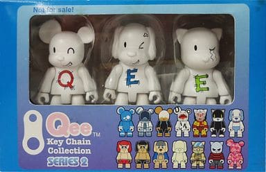 【未開封】Qee キーチェーンコレクション3体セット プロモーション配布品 駿河屋 -<中古>Qee キーチェーンコレクション シリーズ2(3体