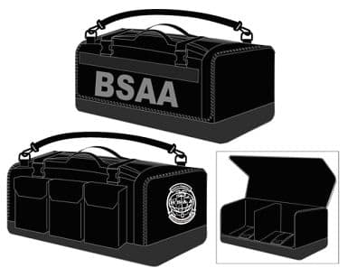 バイオハザード BSAA ダッフルバッグ BIOHAZARD BSAA ダッフルバッグ ブラック - マイルストン | 商品詳細