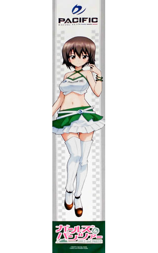 ガールズ＆パンツァー×PACIFIC RACING 西住まほ マフラータオル新品 駿河屋 -<中古>西住まほ マフラータオル 「PACIFIC RACING TEAM