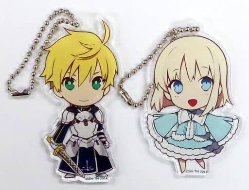 挂件 吉祥物挂件 角色 Saber 沙条爱歌亚克力挂件set 2个组 Cd Fate Prototype蒼銀的标志drama Cd Original Soundtrack1 东京圣杯战争 Aniplex 购入特典