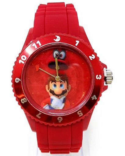 TAITO タイトー　スーパーマリオ　 　オデッセイ　シリコンウォッチ　レッド 駿河屋 -<中古>レッド シリコンウォッチ 「スーパーマリオ オデッセイ