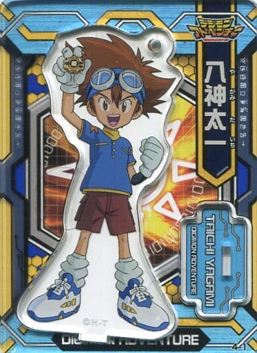 デジモンアドベンチャー アクリルdeカード 八神太一 駿河屋 -<中古>八神太一 「デジモンアドベンチャーシリーズ アクリルde