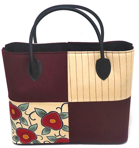 神楽坂組モチーフ 手描友禅バッグ 「東京友禅作家×明治東亰恋伽」 神楽坂組モチーフ 手描友禅バッグ 「東京友禅作家×明治東亰恋伽」