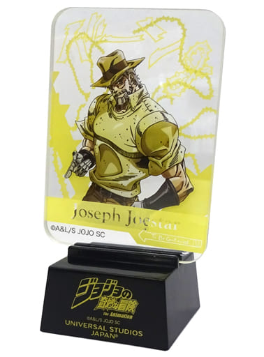 Joseph Joestar Jojo S Bizarre Adventure The Real 4 D Led Flash Plate Collection Universal Studios Japan Limited Goods Accessories Suruga Ya Com