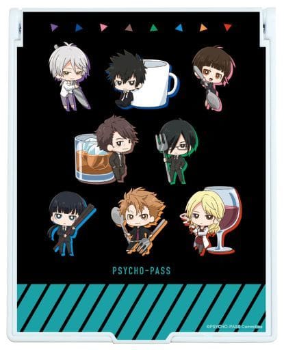 01 Set Design Meal Ver Photo Kyara Deka Character Mirror Psycho Pass Psycho Pass Goods Accessories Suruga Ya Com