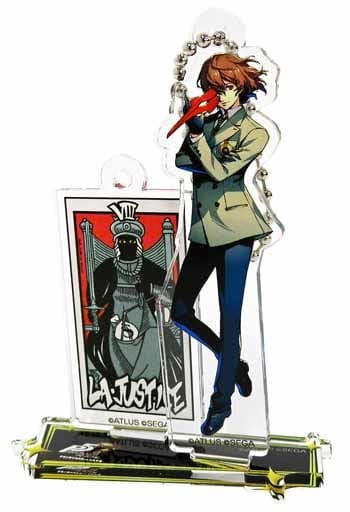 ペルソナ5 明智吾郎　プリンセスカフェ　アクリルキーホルダースタンド 駿河屋 -<中古>明智吾郎 「ペルソナ5 ザ・ロイヤル×PRINCESS CAFE