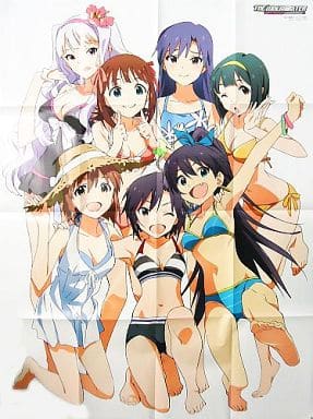 駿河屋 -<中古>765プロ特大水着ポスター(16頁折) 集合(7人)「アイドル 