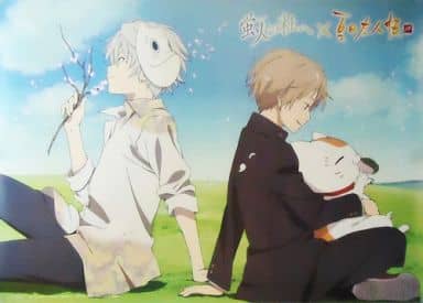 描き下ろし　蛍火の杜へ×夏目友人帳　コラボ版権ポスター 駿河屋 -<中古>A2描き下ろし蛍火の杜へ×夏目友人帳コラボ版権ポスター