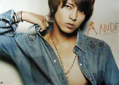 駿河屋 -<中古>B3ポスター 山下智久 「CD A NUDE 通常盤」 先着購入