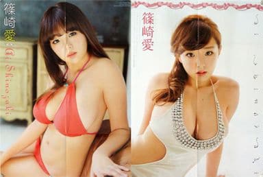 駿河屋 -<中古>両面BIGポスター(八つ折) 篠崎愛 ヤングチャンピオン