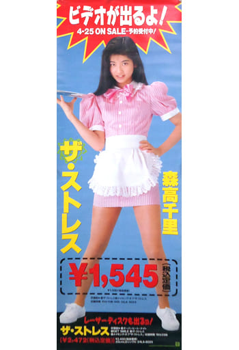 駿河屋 -<中古>[破損品] 販促ポスター 森高千里 「VHS ザ・ストレス