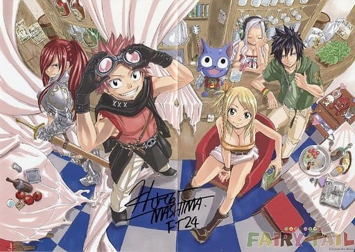 [Neokyo様]フェアリーテイルFAIRY TAIL直筆サインイラスト色紙 フェアリーテイル ポスター】FAIRY TAIL 100年クエスト サイン