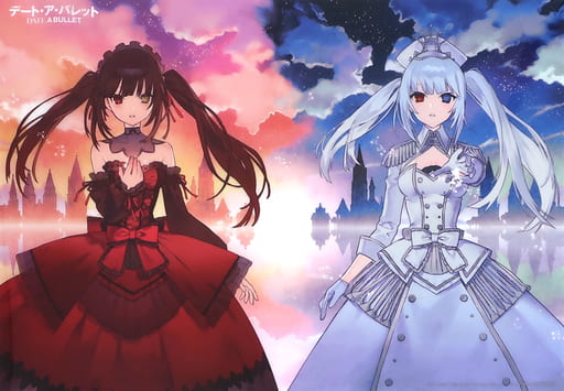 駿河屋 -<中古>描き下ろしA2クリアポスター 時崎狂三＆白の女王 「Blu