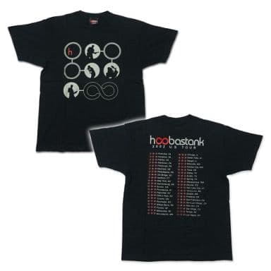 Hoobastank 2002 U.S. TOUR Tシャツ M Hoobastank Unisex L T-Shirt Licensed Concert 2002 US Tour Band