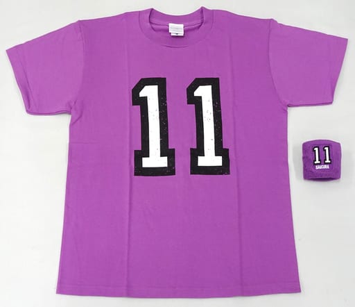 【か出品】小田さくら カラーTシャツ リストバンド GRADATION 駿河屋 -<中古>小田さくら ソロTシャツセット(リストバンド付き