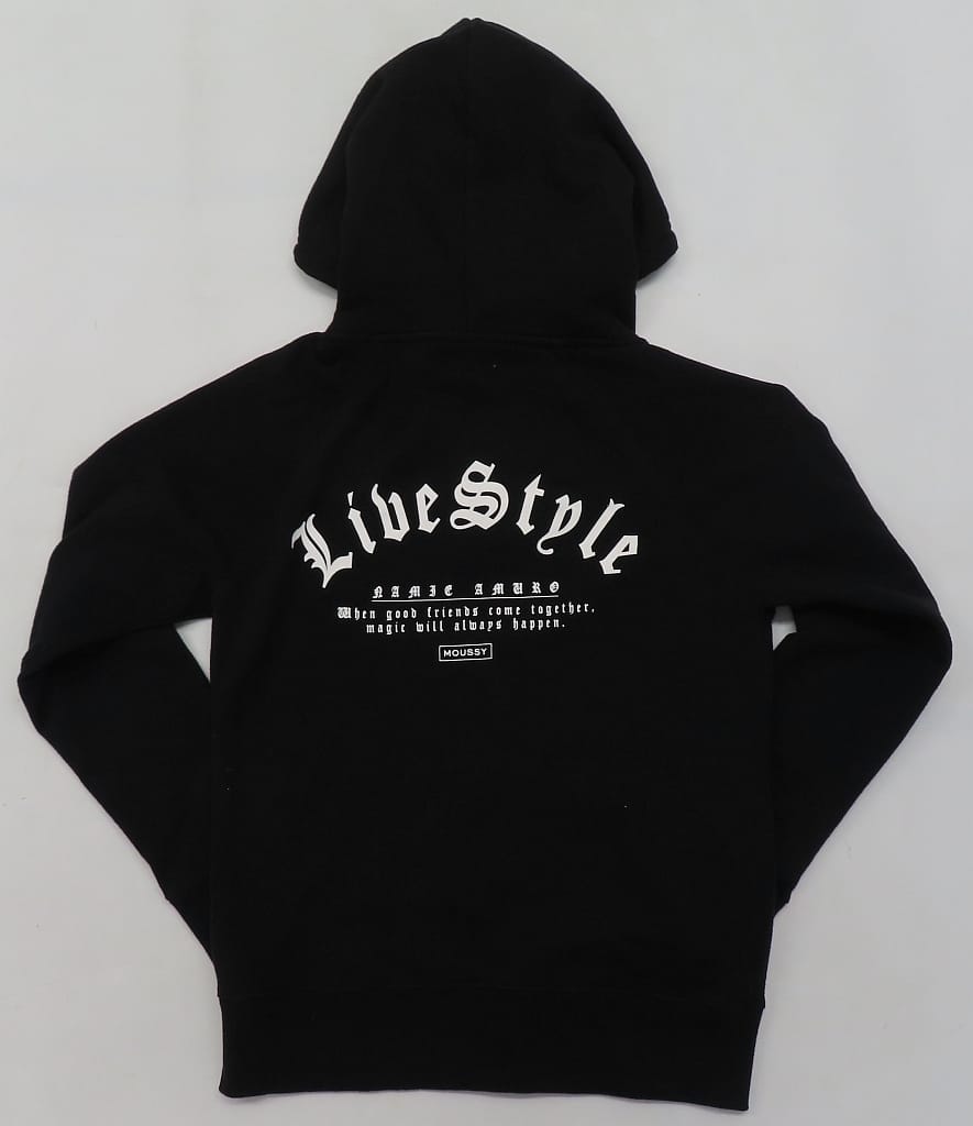 安室奈美恵 LIVE STYLE パーカー 駿河屋 -<中古>安室奈美恵 パーカー ブラック 「namie amuro LIVE