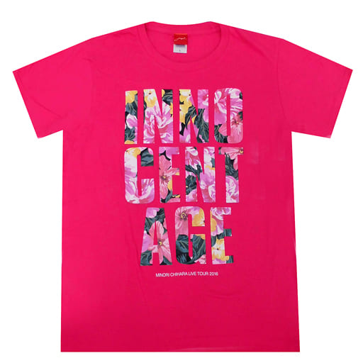 TShirt (Female idol) Misato Chiwara TShirt A tropical Pink S Size