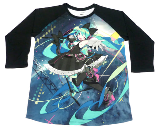 駿河屋 -<中古>初音ミク フルグラフィック・ラグランTシャツ(七
