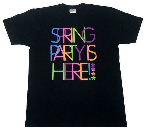 T-Shirt (Female idol) Sphere-sphere-spring T-Shirt B Black S Size ...