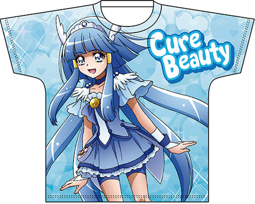Cure Beauty All Precure, Full Color Print T-Shirt Blue M Size 「 SMILE ...
