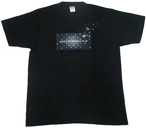 Tシャツ(キャラクター)　ソラ オリジナルTシャツ ブラック Lサイズ 「キングダムハーツIII」 東京ゲームショウ2018 試遊特典 駿河屋 -<中古>ソラ オリジナルTシャツ ブラック Lサイズ