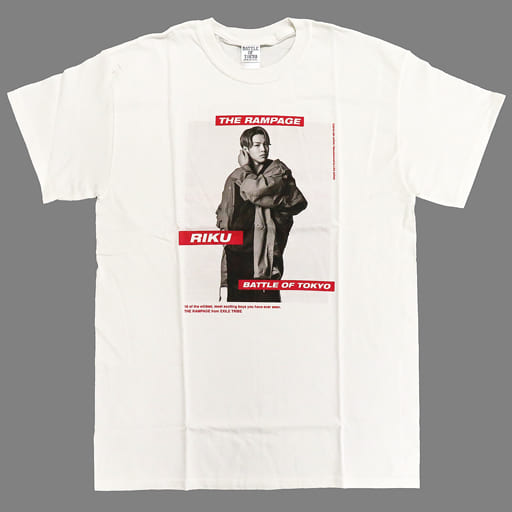 駿河屋 -<中古>RIKU(THE RAMPAGE) フォトTシャツ ホワイト 「BATTLE OF