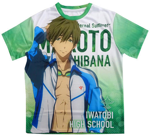 5/6まで！！Free! 七瀬遙 フルグラフィックTシャツ フルグラT！