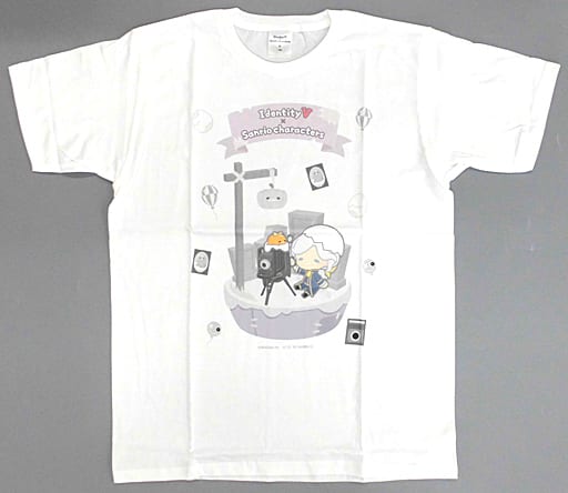 Photographer Joseph T Shirt White L Size Identity V Fifth Personality X Sanrio Character Actors Pop Up Shop Goods Accessories Suruga Ya Com